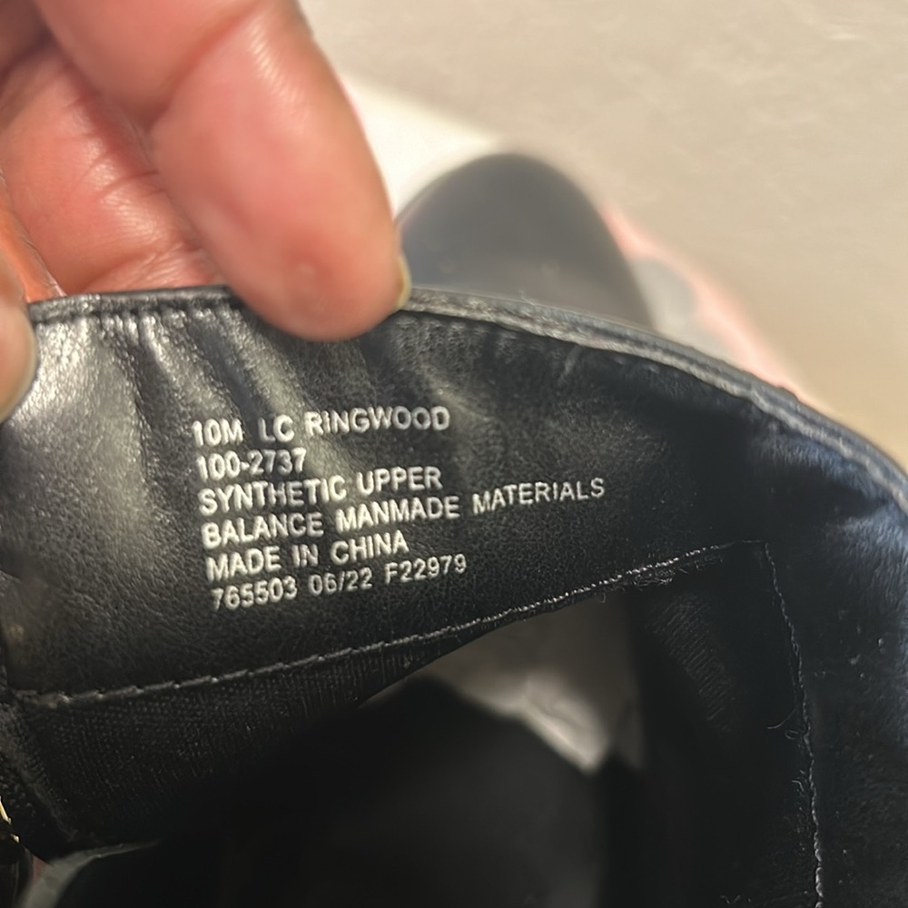 LC RINGWOOD BLACK ANKLE BOOTS - Picture 7 of 7